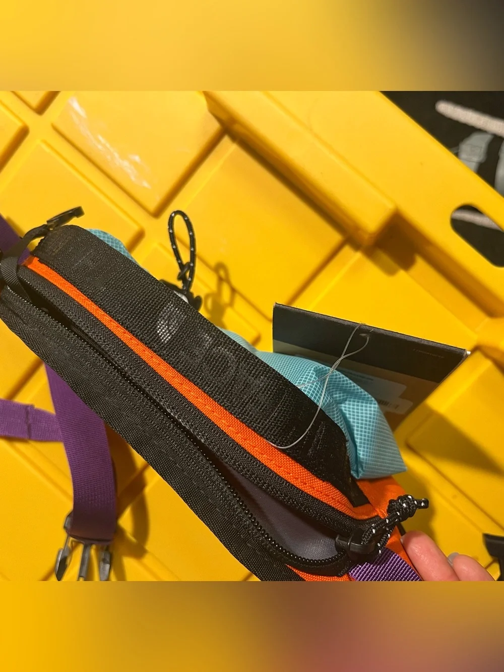 The North Face Red Orange water-repellent Multicolor Bozer Hip Funny Pack Ill